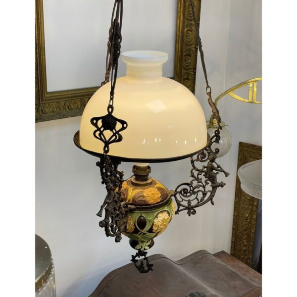 Majolica chandelier - Image 2