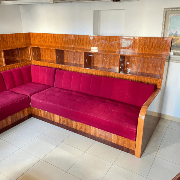 Art deco corner sofa - Image 5